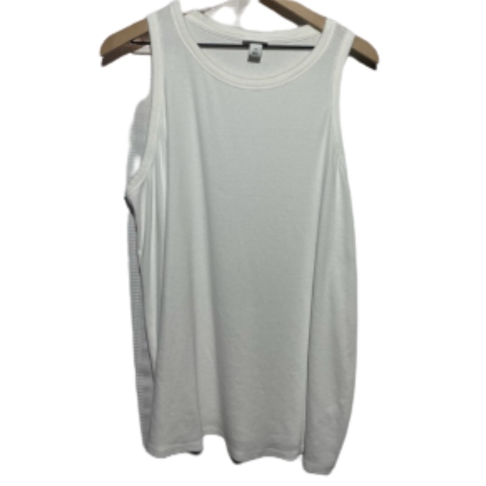 Ava & Viv white tank top EUC size 2X